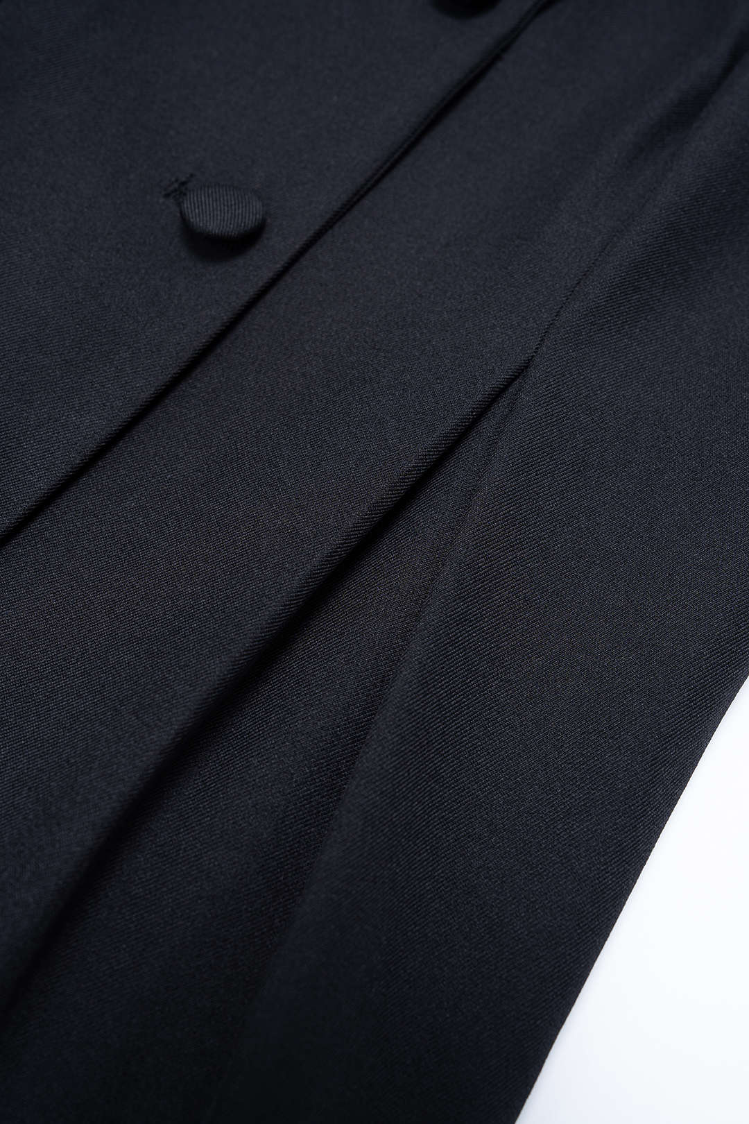 Notched Lapel Bell Long Sleeve Mini Dress - Image 3