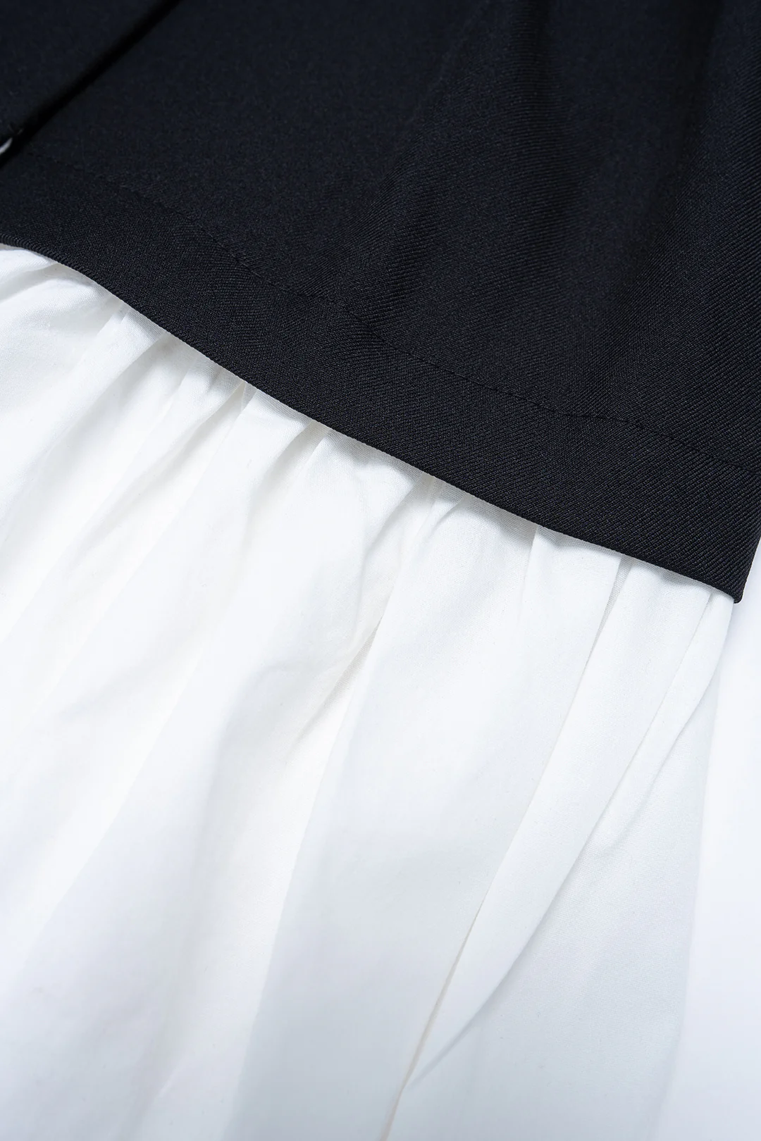 Notched Lapel Bell Long Sleeve Mini Dress - Image 4