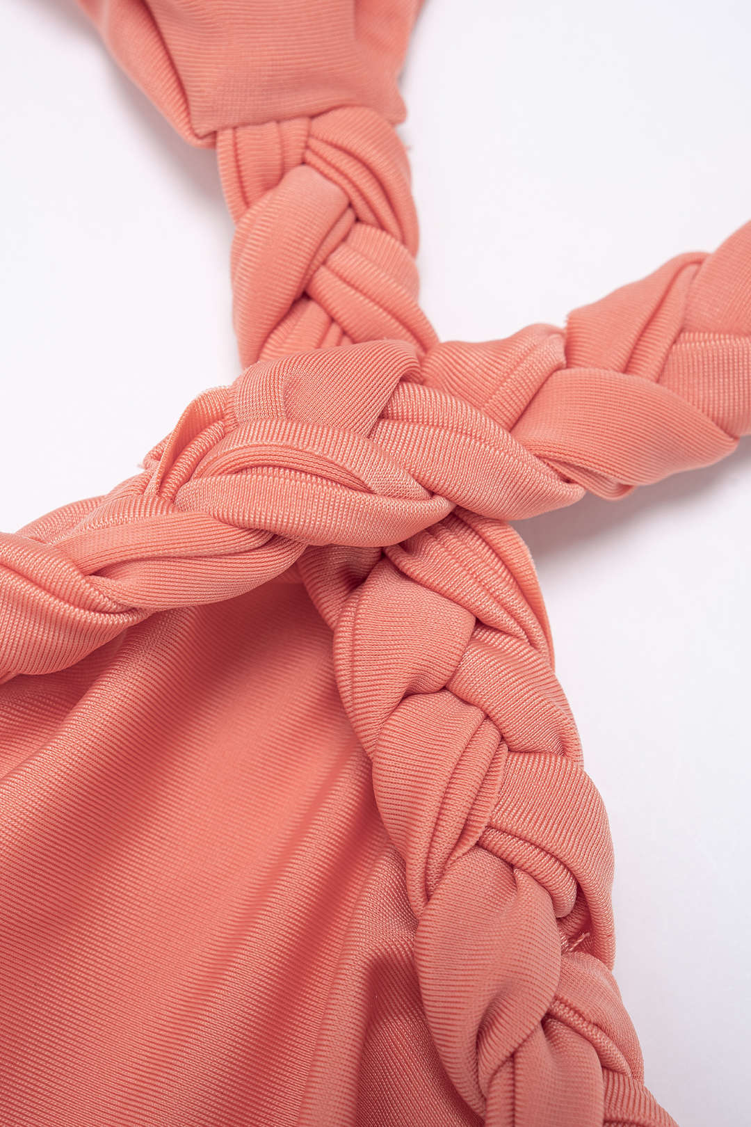 Braided Halter Cut Out Sleeveless Mini Dress - Image 9