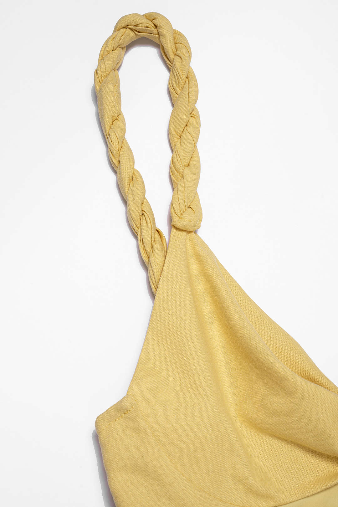 Linen Twist Knot Cut Out Sleeveless Mini Dress - Image 4