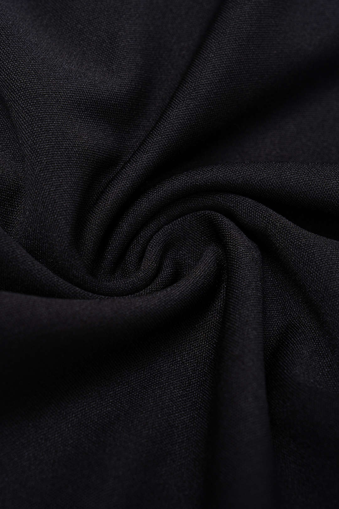 Deep V-Neck Pleated Short Sleeve Mini Dress - Image 4