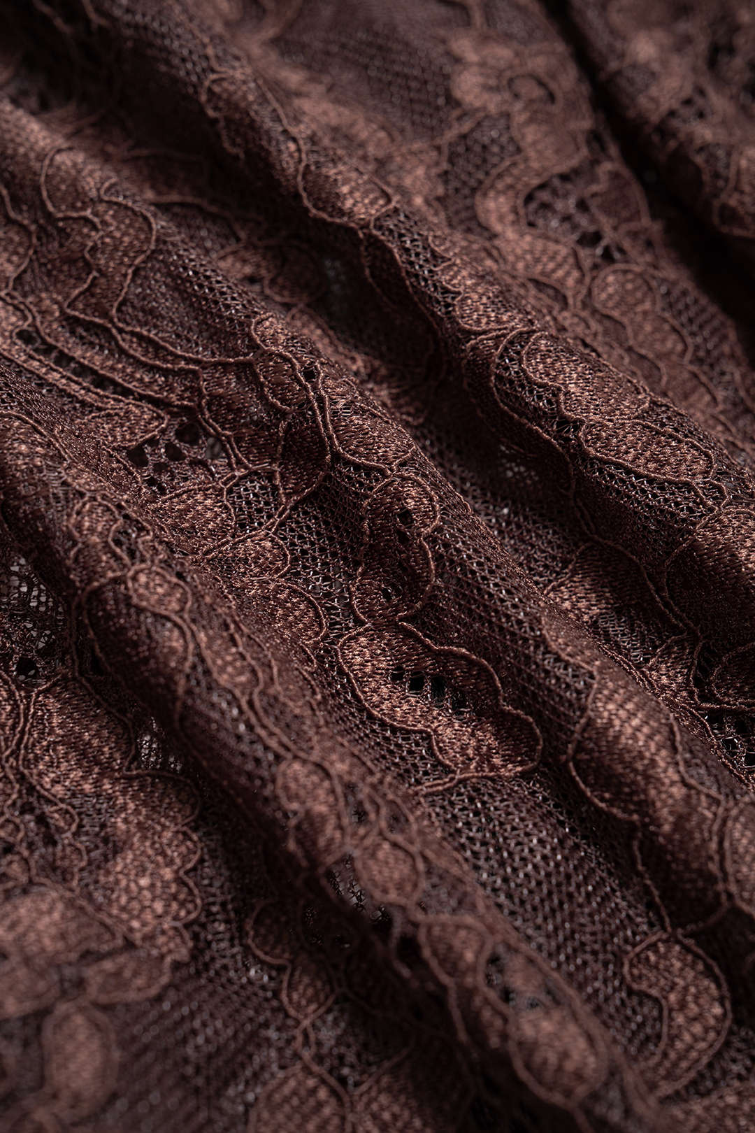 Sheer Lace Mock Neck Ruched Short Sleeve Mini Dress - Image 5