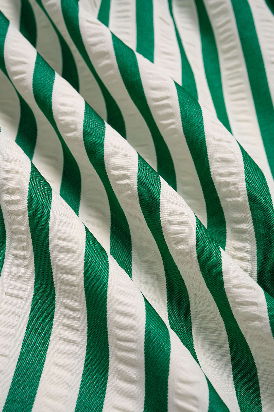 Striped Lapel Ruched Sleeveless Mini Dress - Image 4