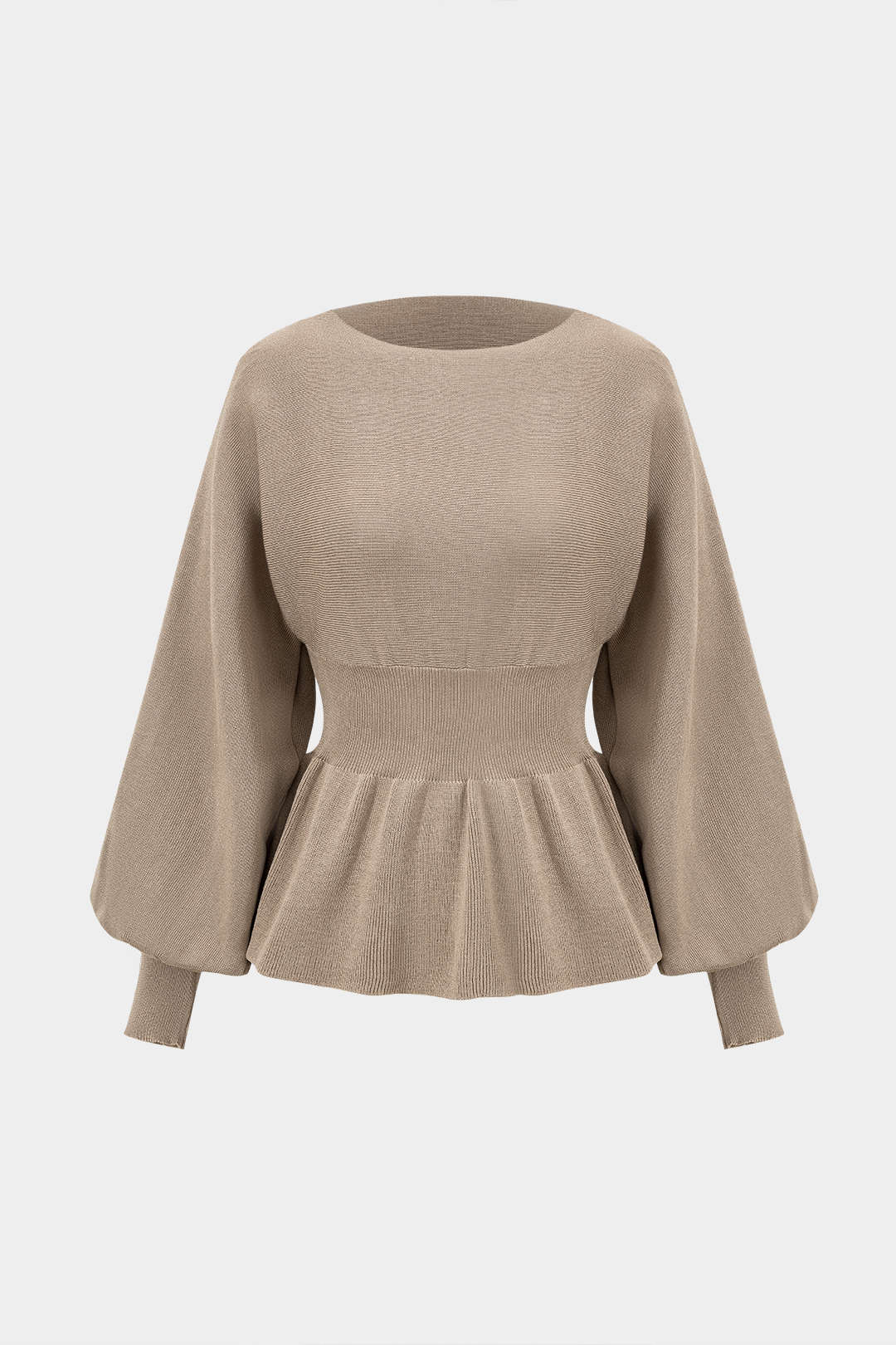 Knit Gigot Sleeve Top And Skirt Set - Image 2