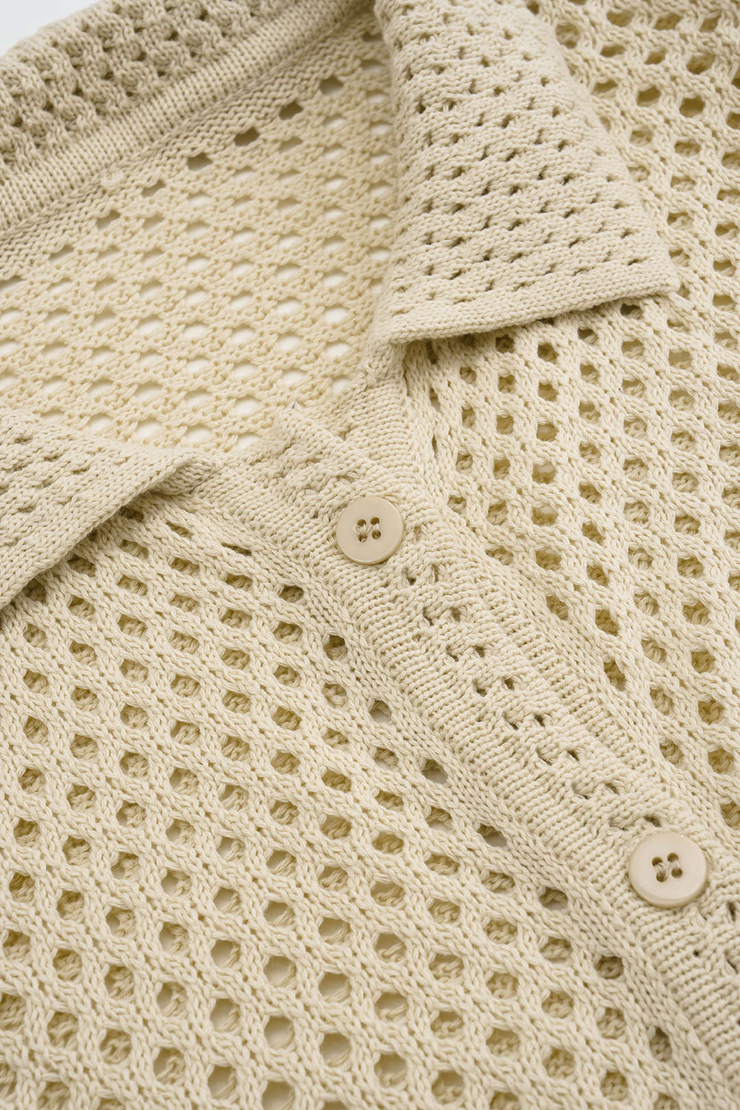 Knit Button Cut Out Short Sleeve Top Aand Shorts Set - Image 8