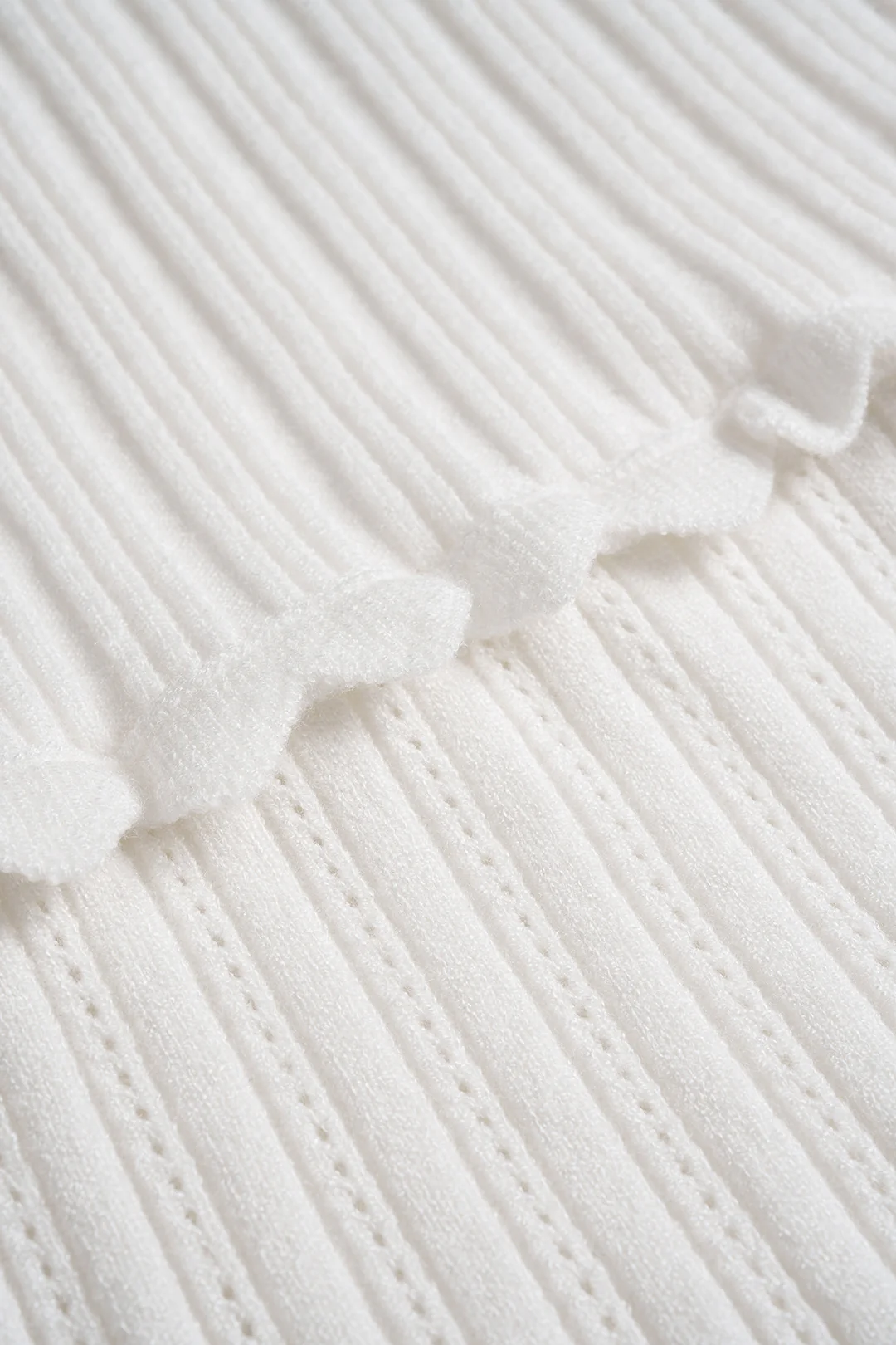 Knit Solid Round Neck Tank Top And Mini Skirt Set - Image 4