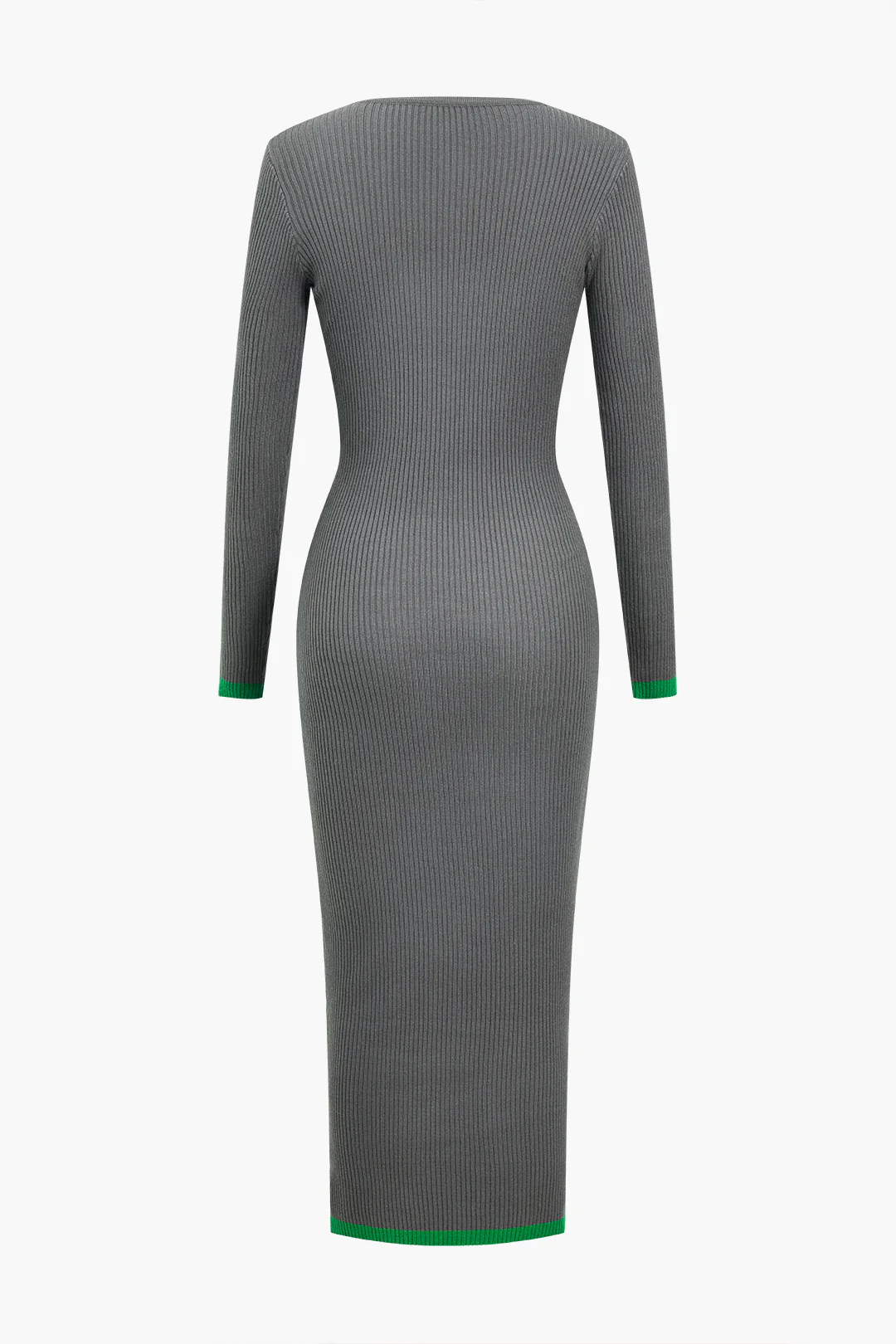 Contrast  Cut Out Knit Dress - Image 3