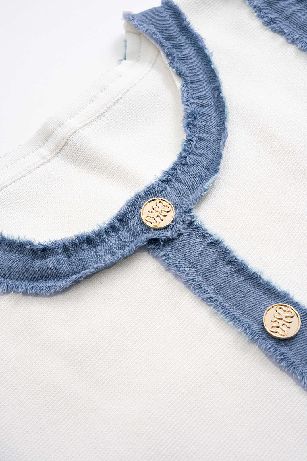 Knit Metallic Button Patchwork Sleeveless Sweater Dress - Image 3