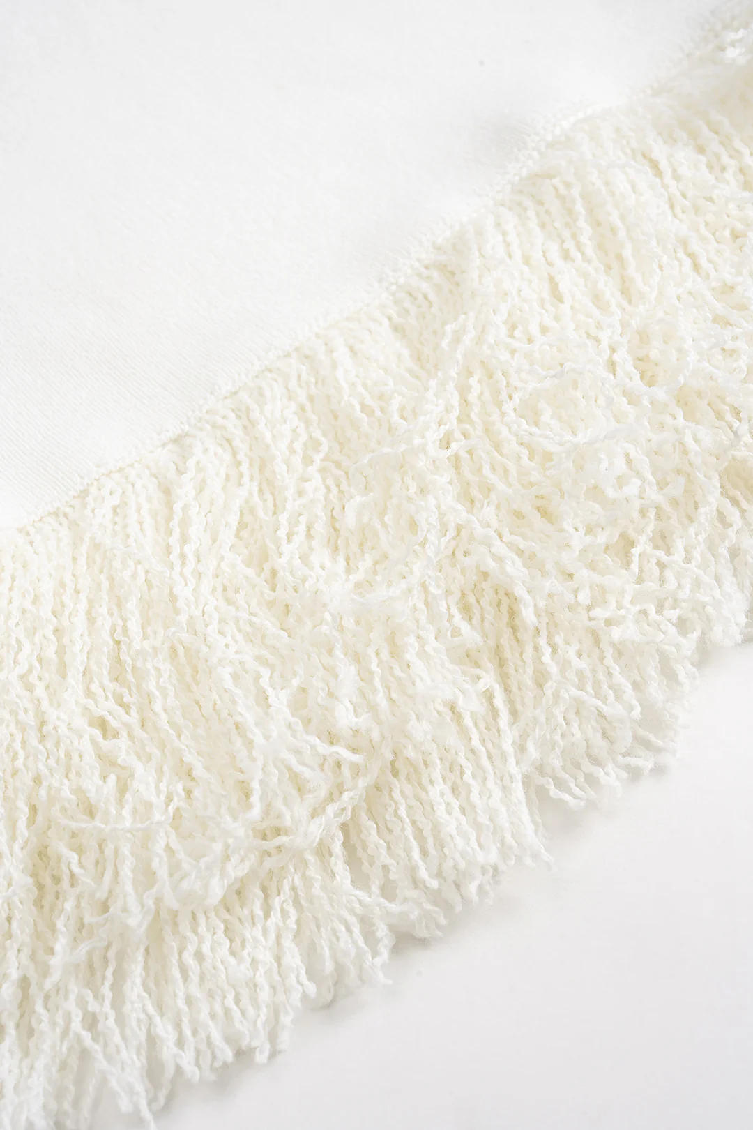 Knitted V-Neck Tank Fringe Sleeveless Dress - Image 9