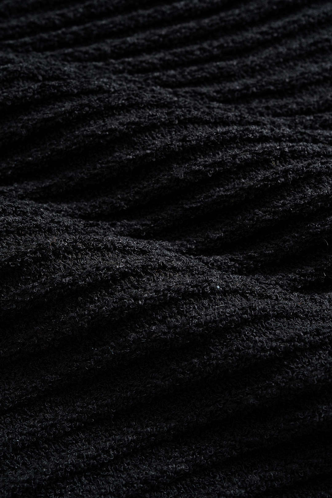 Knit Texture Fringe Sleeveless Dress - Image 4
