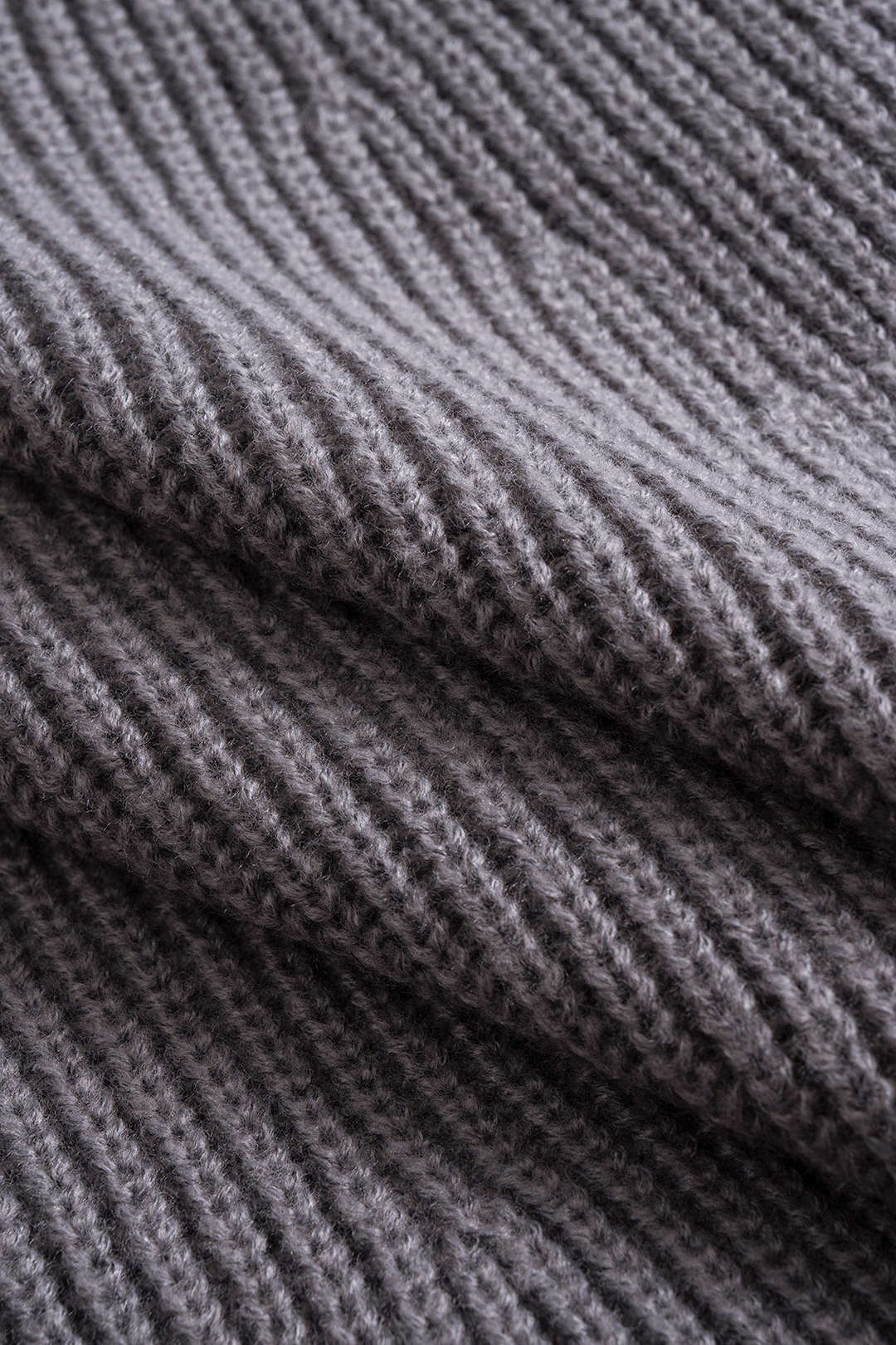 Knit V-Neck Long Sleeve Dress - Image 4