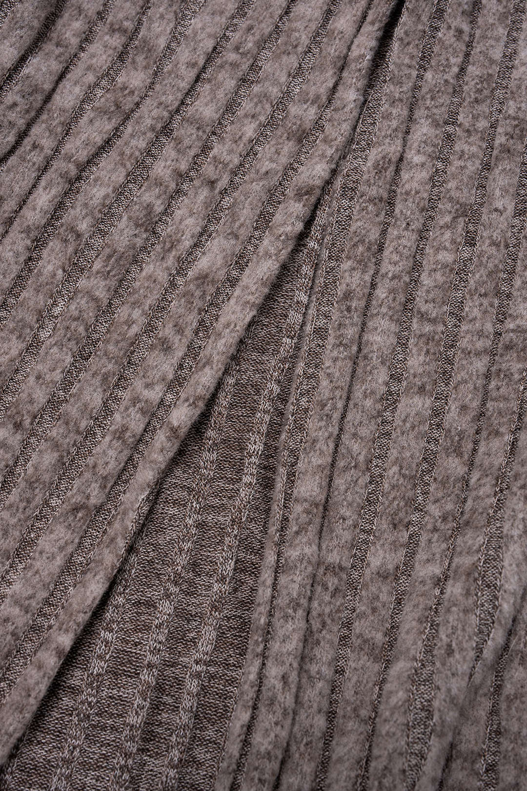 Knit Ribbed Cut Out Asymmetrical Dress - Image 4