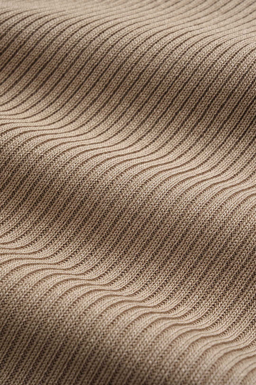 Knit Ribbed Asymmetrical Long Sleeve Mini Dress - Image 4