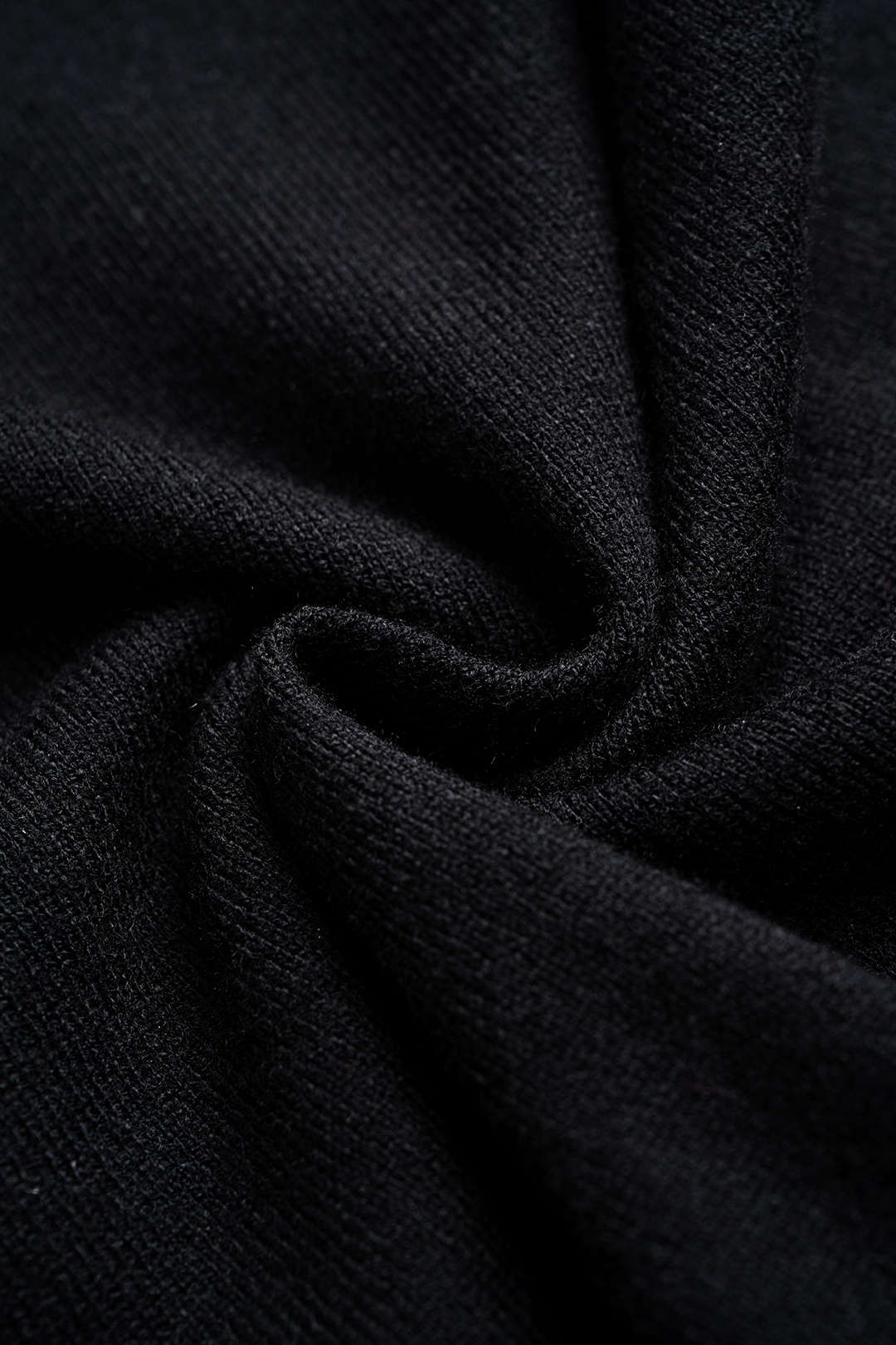 Knit Round Neck Contrast Binding Ruched Short Sleeve Dress - Image 4