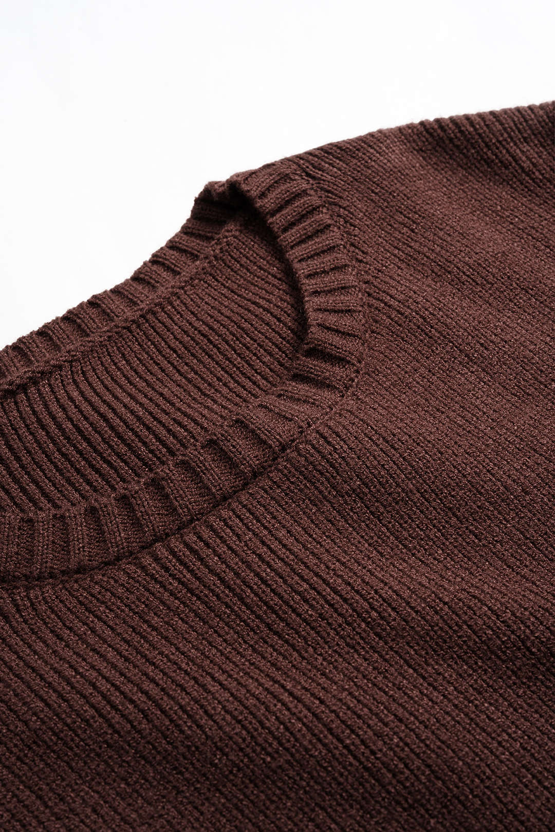 Plus Size Knit Round Neck Long-Sleeve Top - Image 3