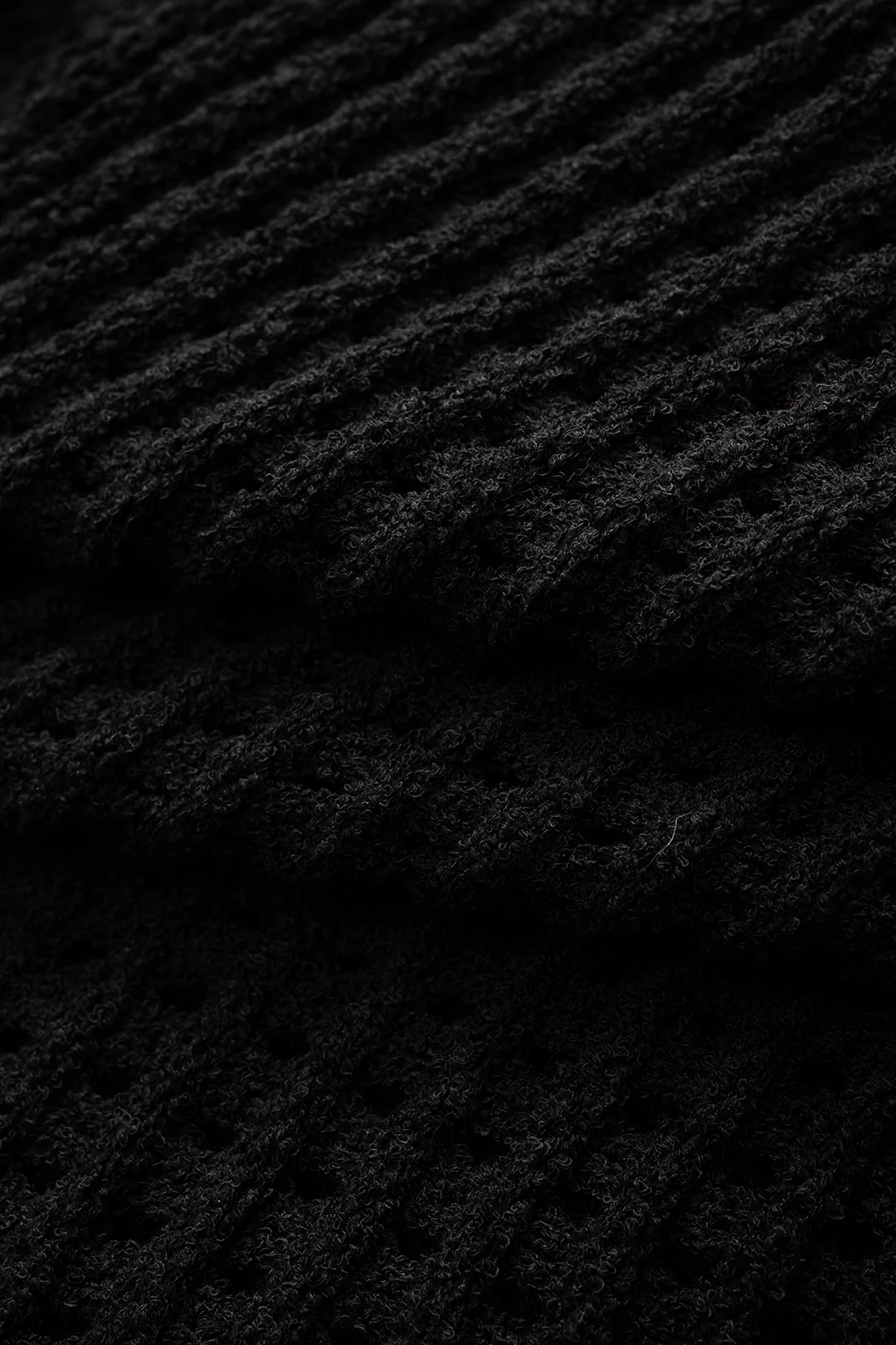 Knit Fringe Cut Out Long-Sleeve Top - Image 5