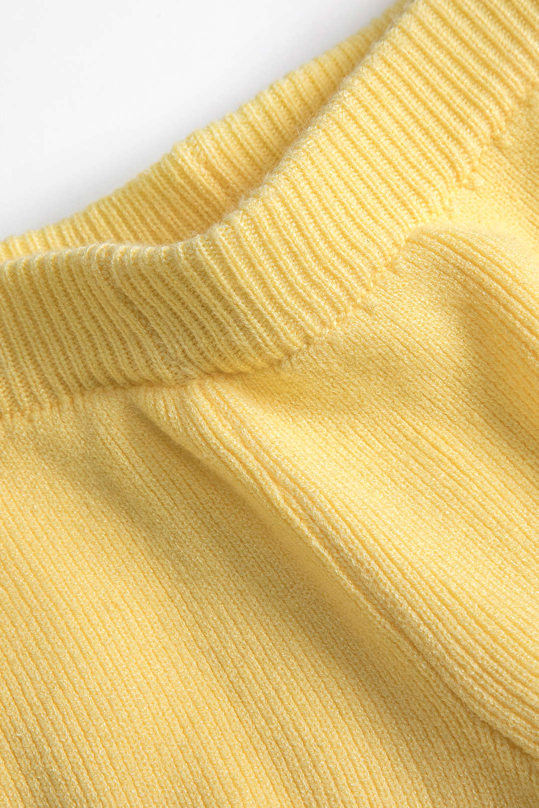 Solid Sweater Shorts - Image 5