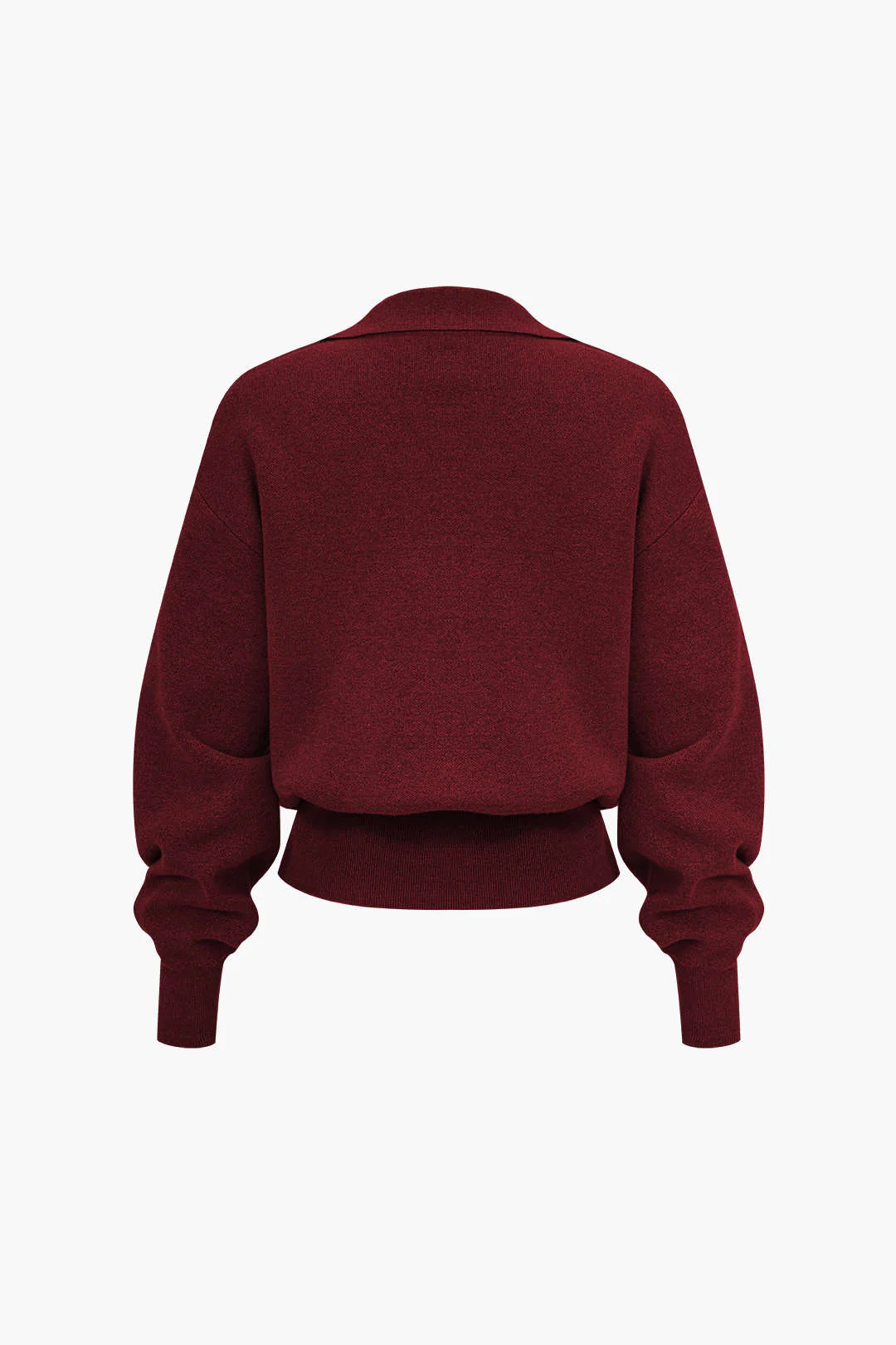 Solid Knit Pocket Cardigan - Image 6