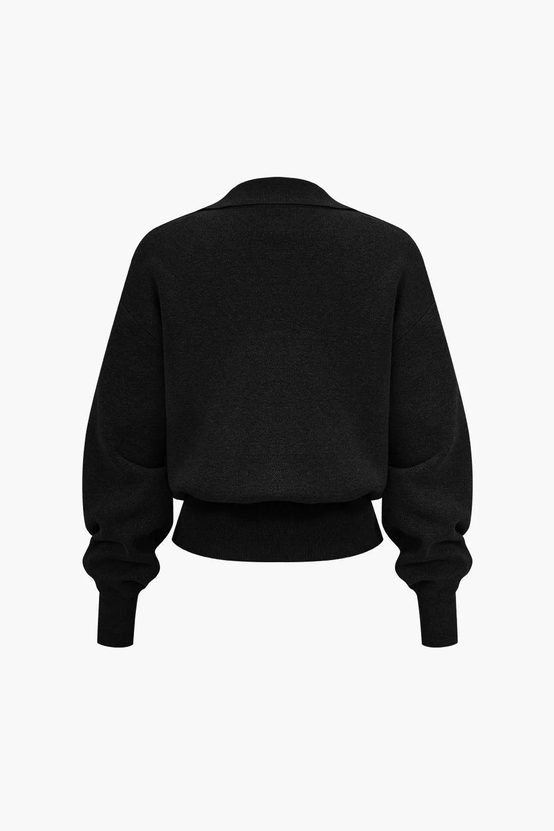 Solid Knit Pocket Cardigan - Image 8