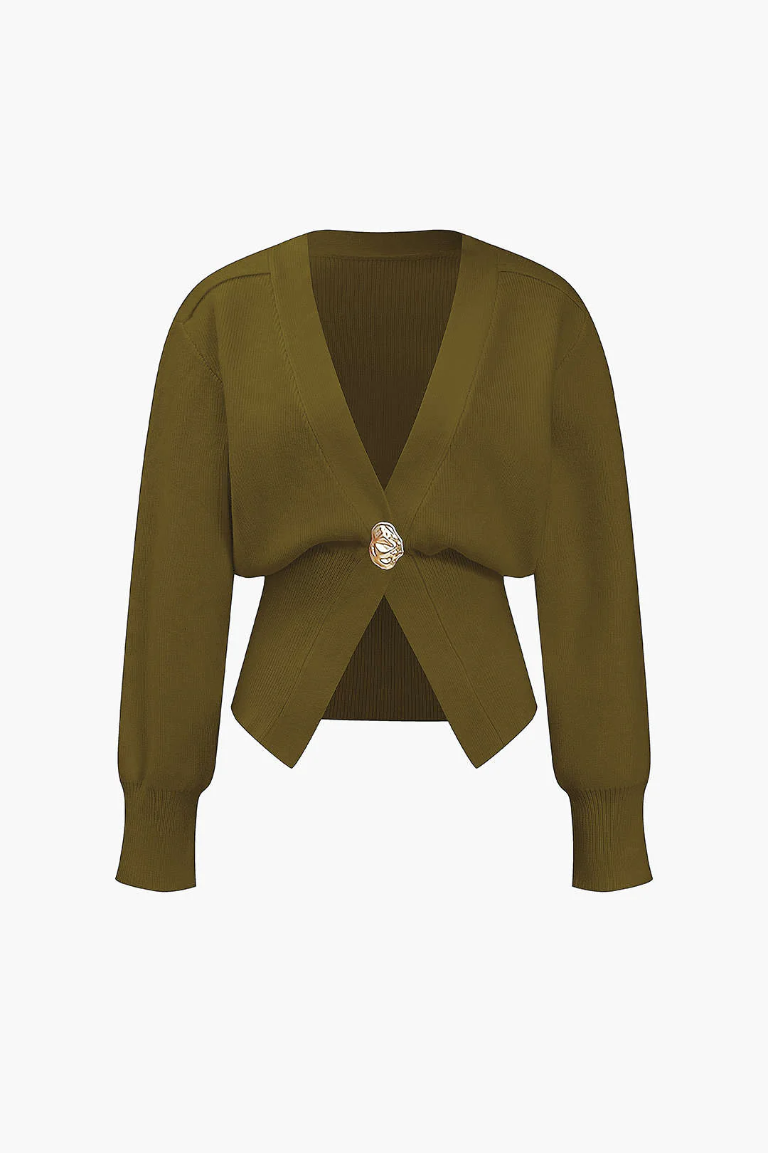V-Neck Sweater Cardigan - Image 10