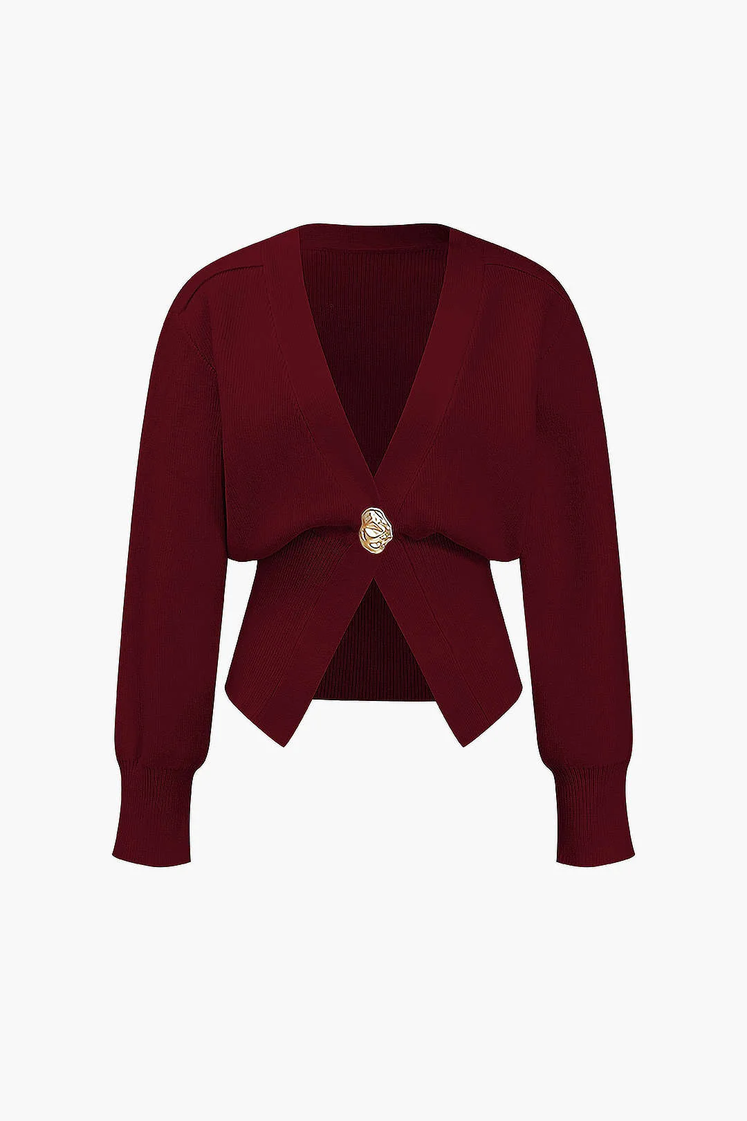 V-Neck Sweater Cardigan - Image 12