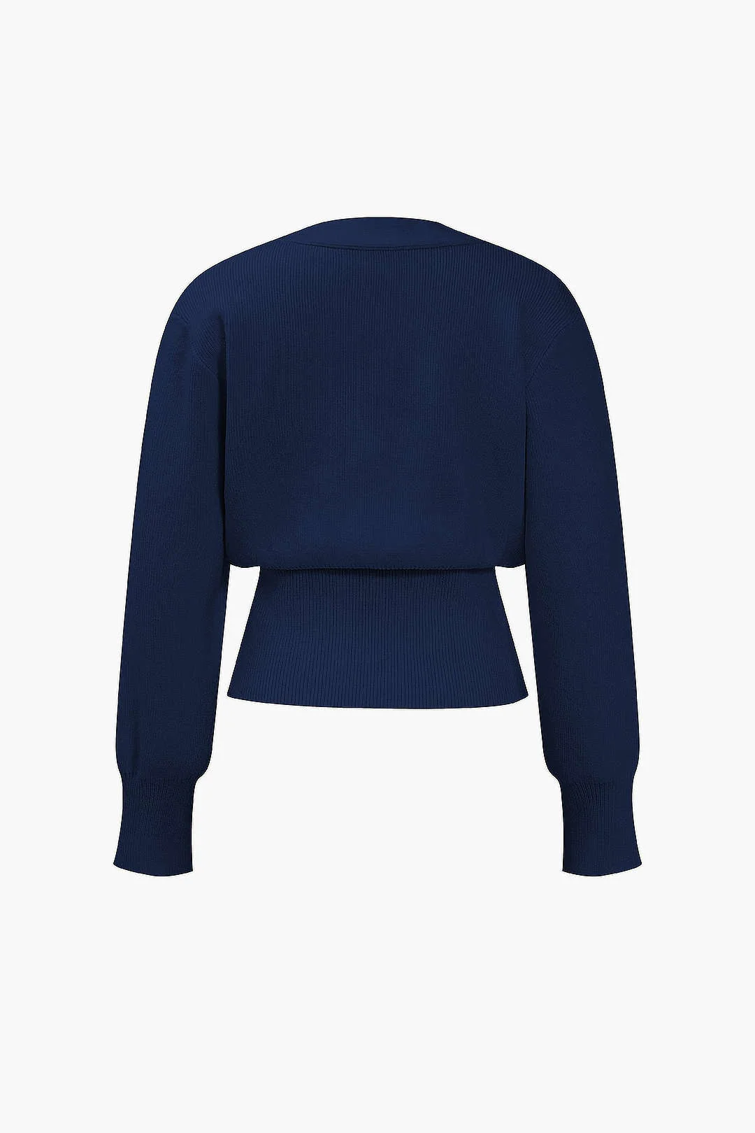 V-Neck Sweater Cardigan - Image 15