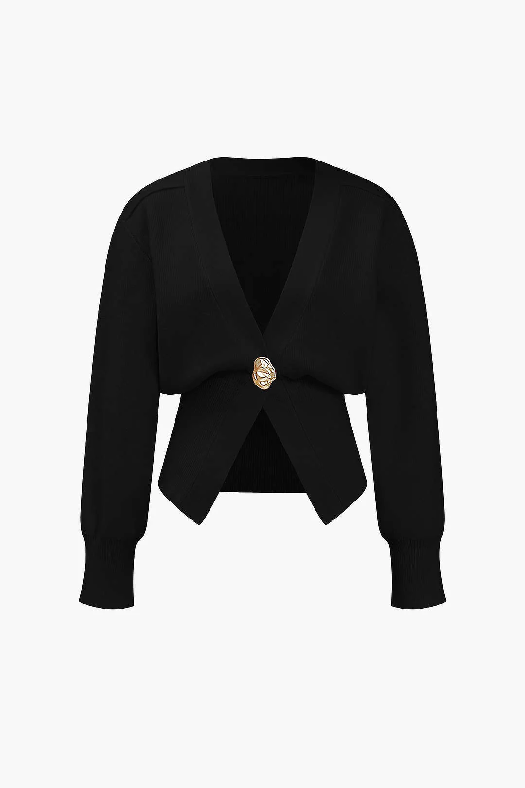 V-Neck Sweater Cardigan - Image 3