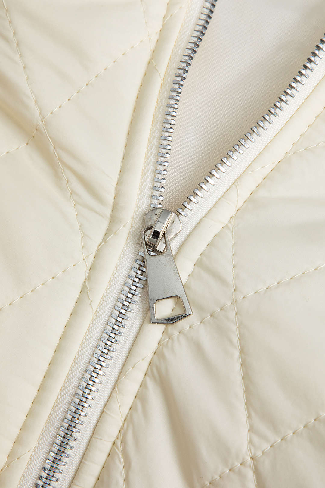 Knit Patchwork Zipper Cardigan - Image 7