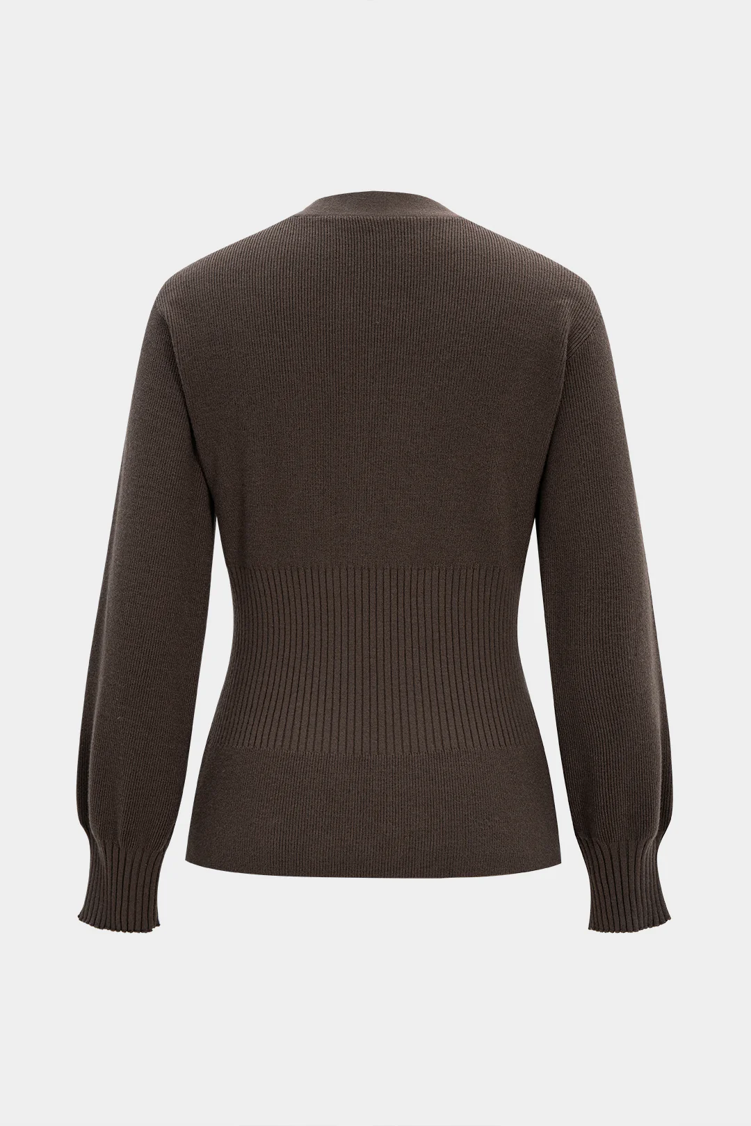 Knit Button Sweater Cardigan - Image 6