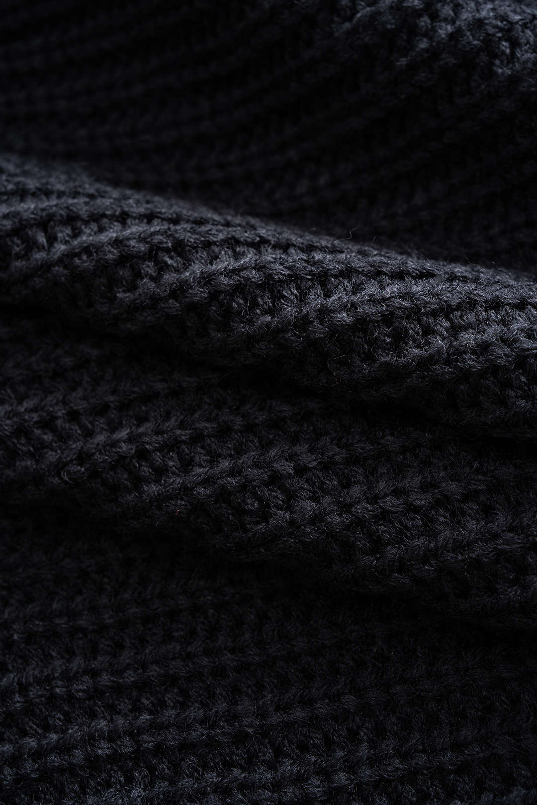 Solid Draped Sweater Cardigan - Image 7