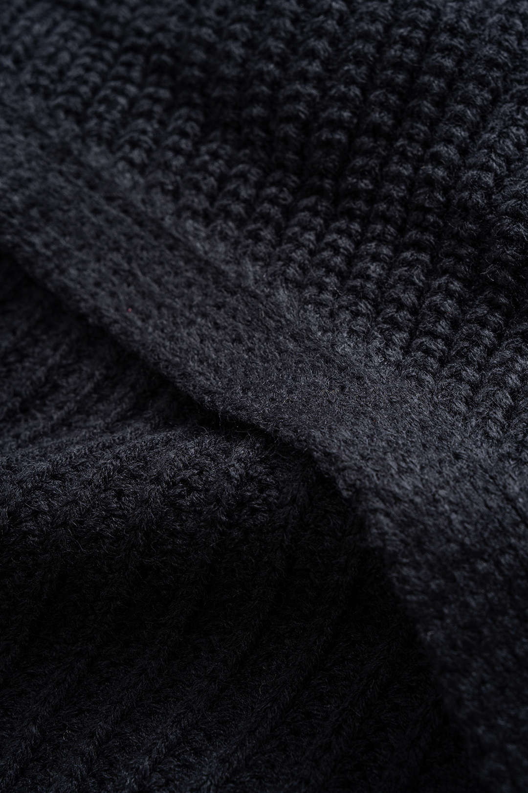 Solid Draped Sweater Cardigan - Image 8