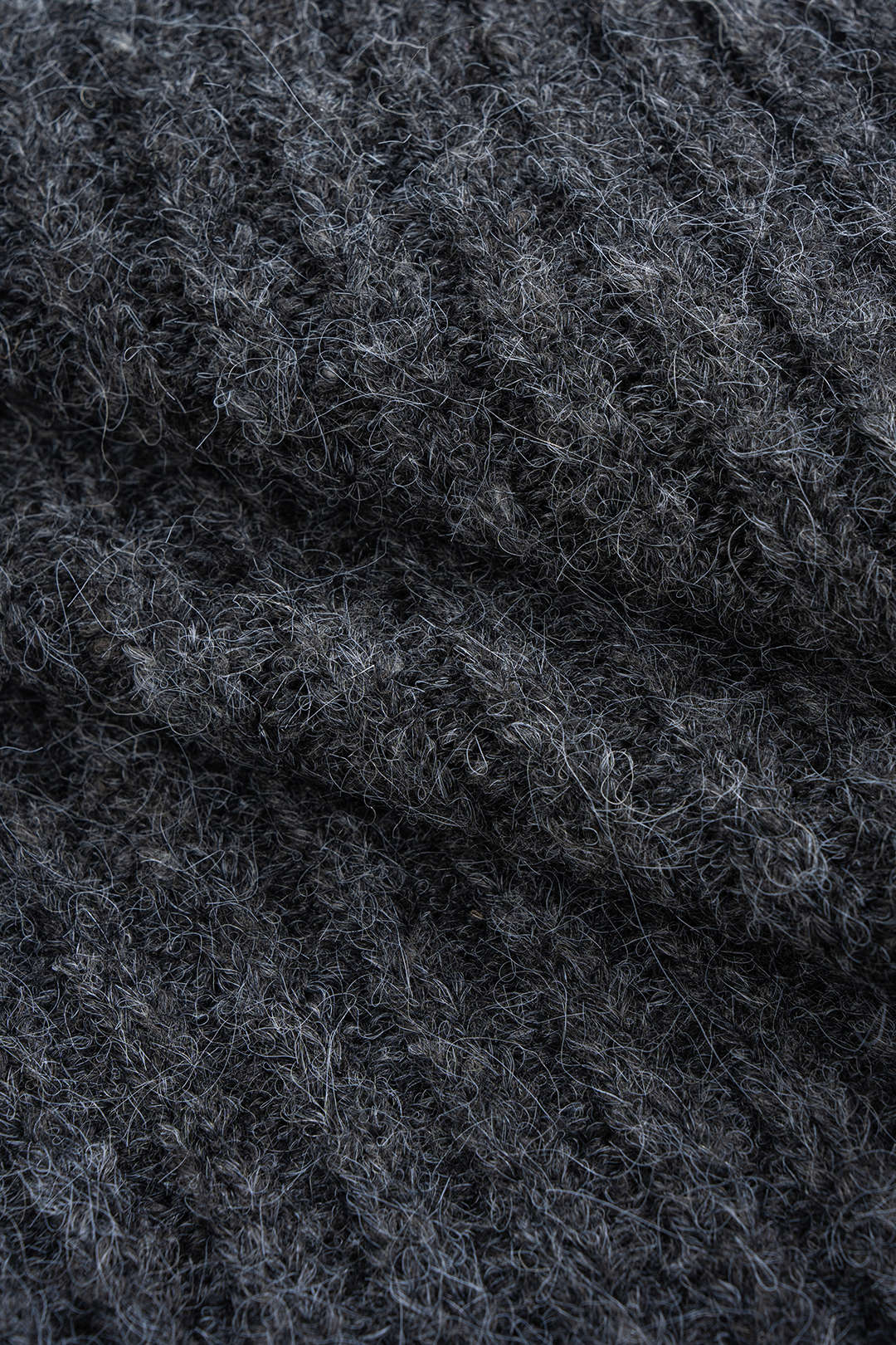 Knit Drawstring Ribbed Cardigan - Image 5