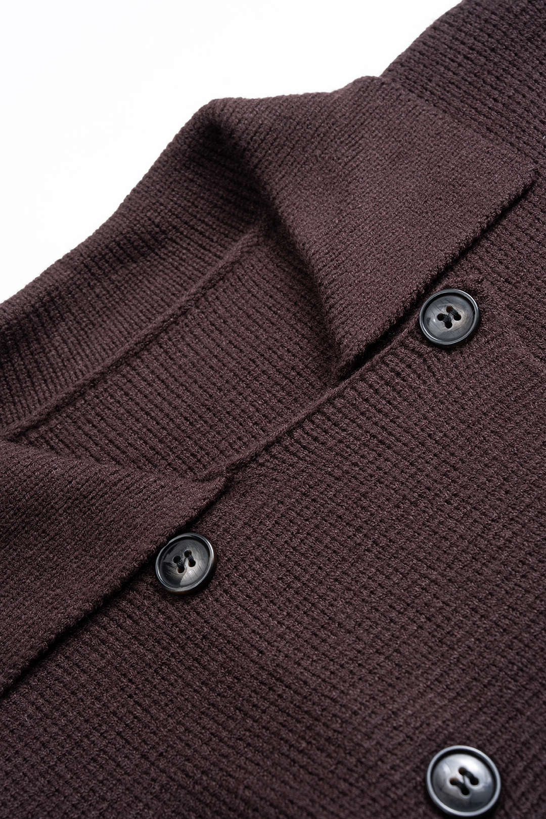 Knit Double Breasted Cardigan - Image 4