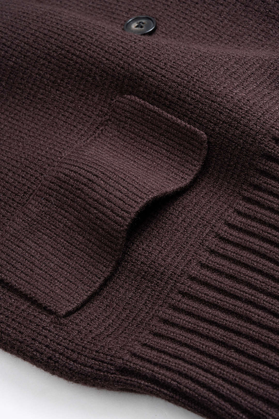 Knit Double Breasted Cardigan - Image 5