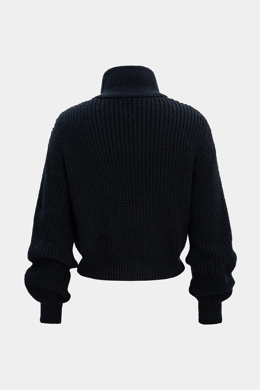 Knit Zipper Cardigan - Image 2