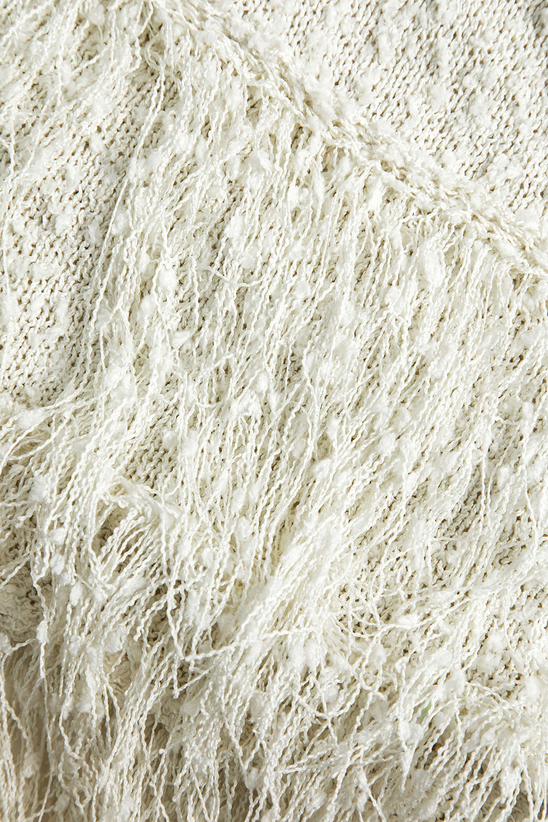 Solid Sweater Fringe Maxi Skirt - Image 5