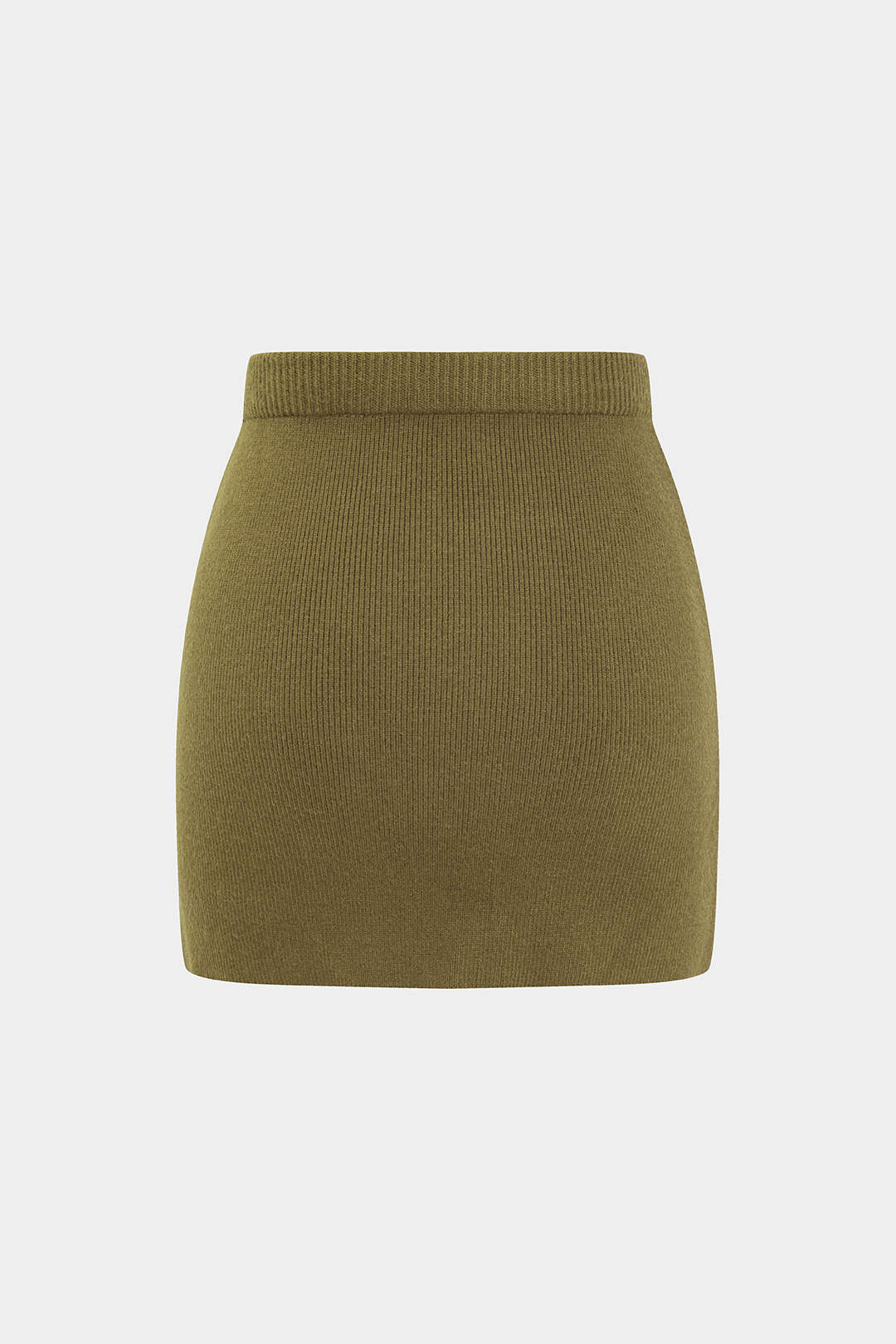 Knit Solid Mini Skirt - Image 12