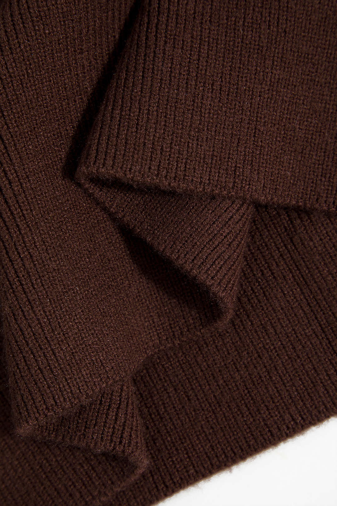 Knit Solid Mini Skirt - Image 4