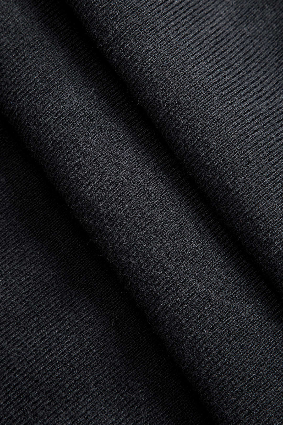 Solid Knit Asymmetrical Button Skirt - Image 4