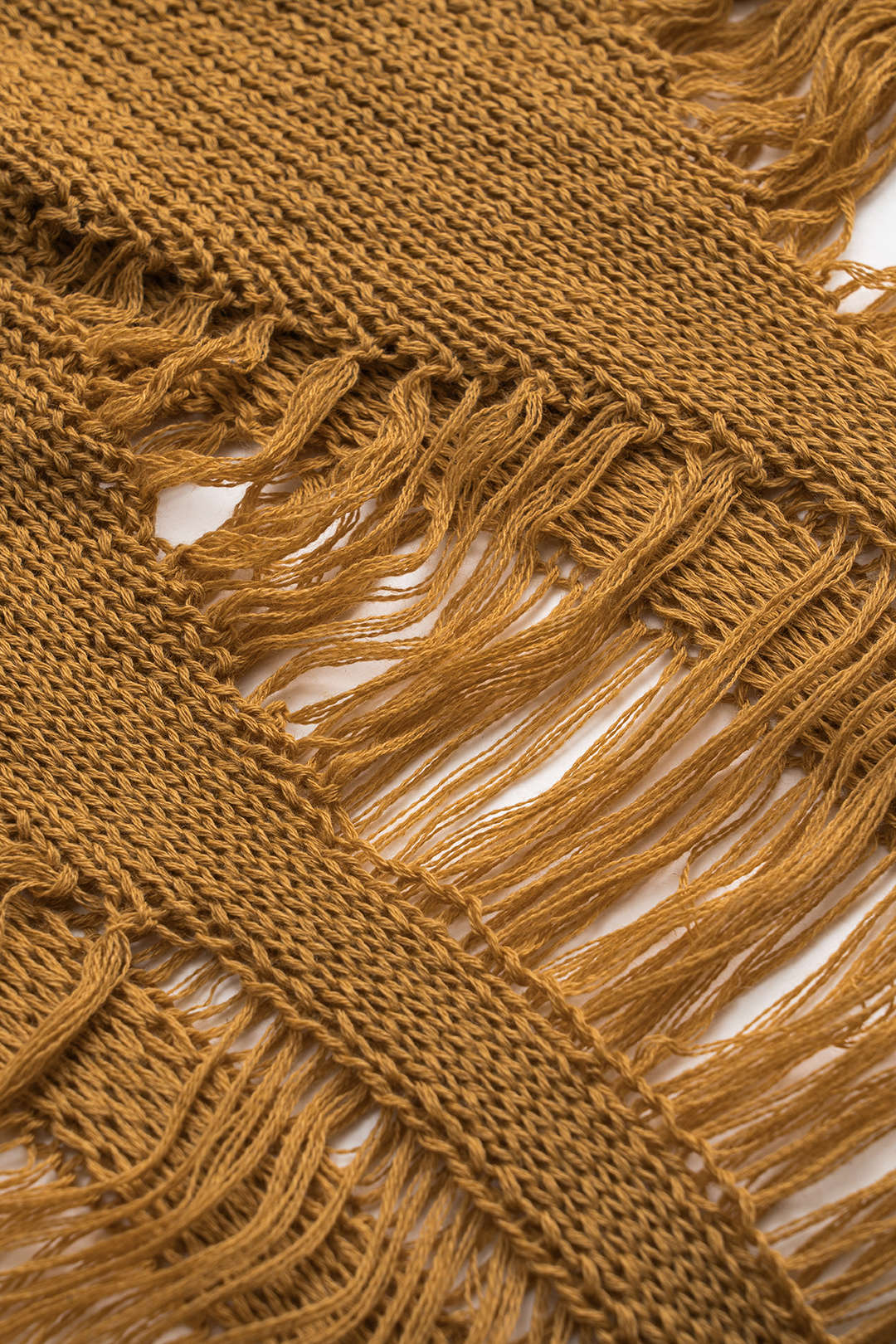 Plus Size Knit Distressed Ladder Skirt - Image 4