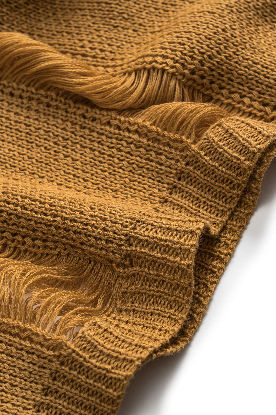 Plus Size Knit Distressed Ladder Skirt - Image 5