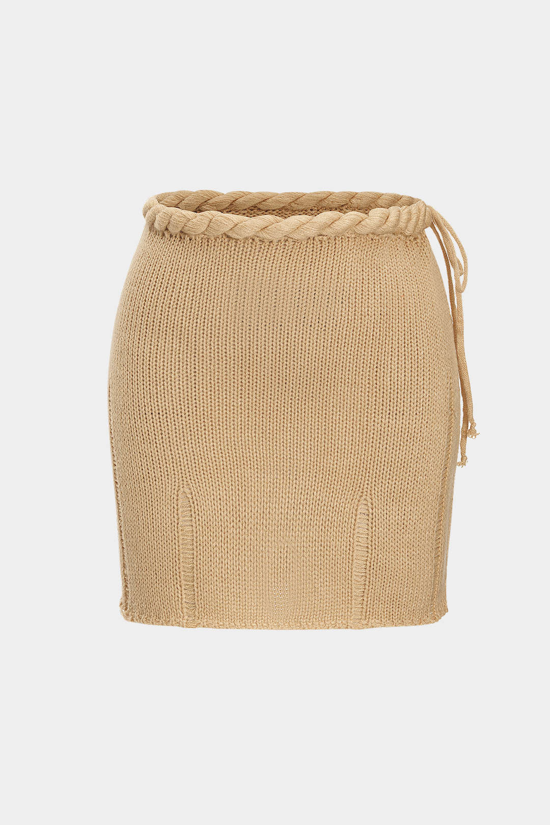 Knit Braided Tie-Up Skirt - Image 6