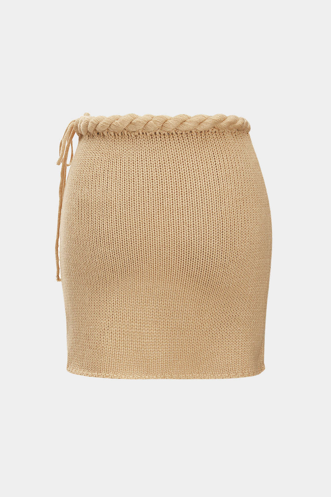 Knit Braided Tie-Up Skirt - Image 7