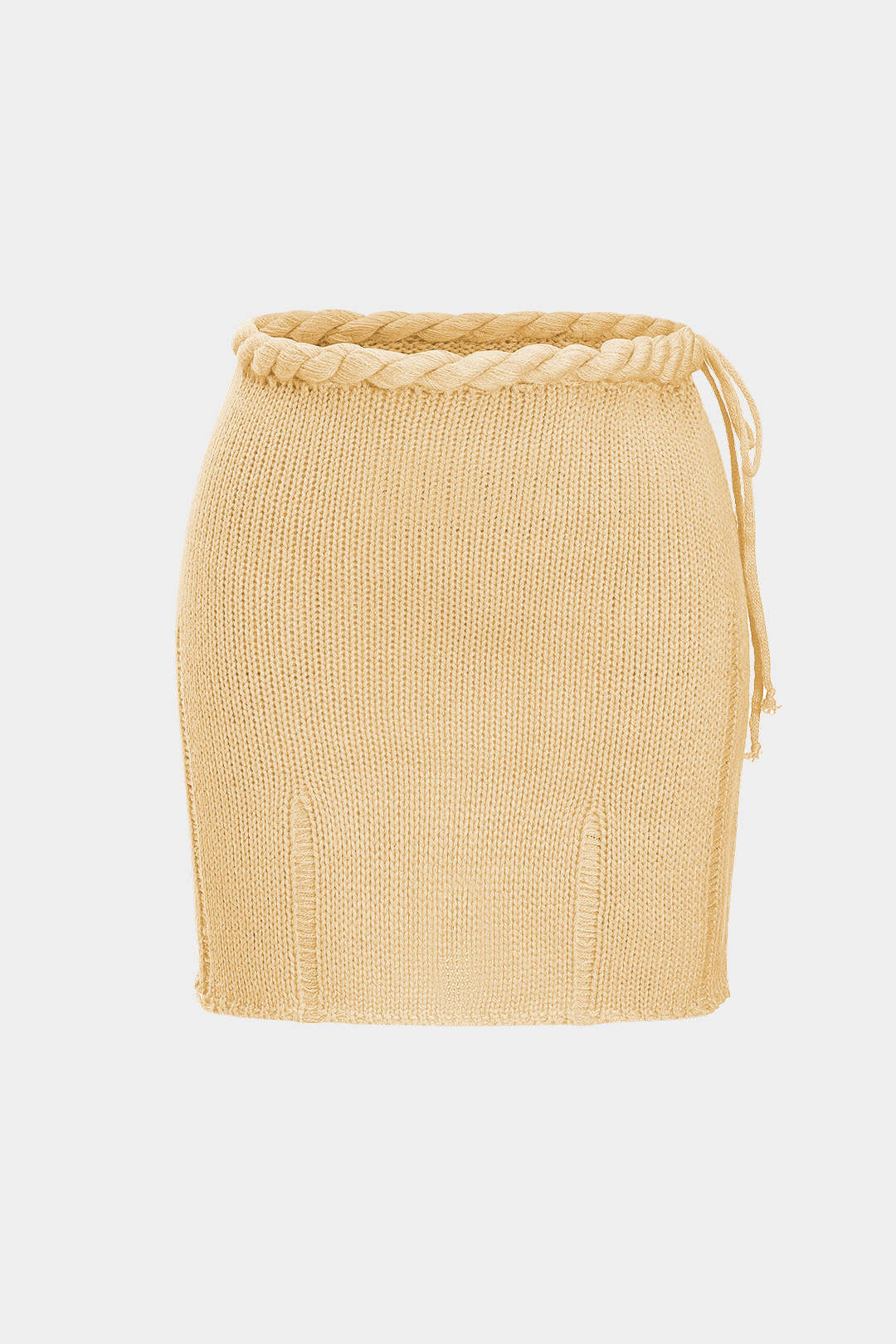 Knit Braided Tie-Up Skirt - Image 8