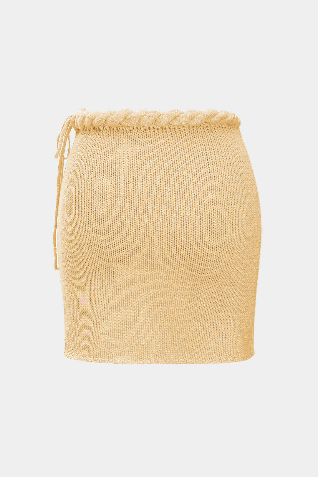 Knit Braided Tie-Up Skirt - Image 9