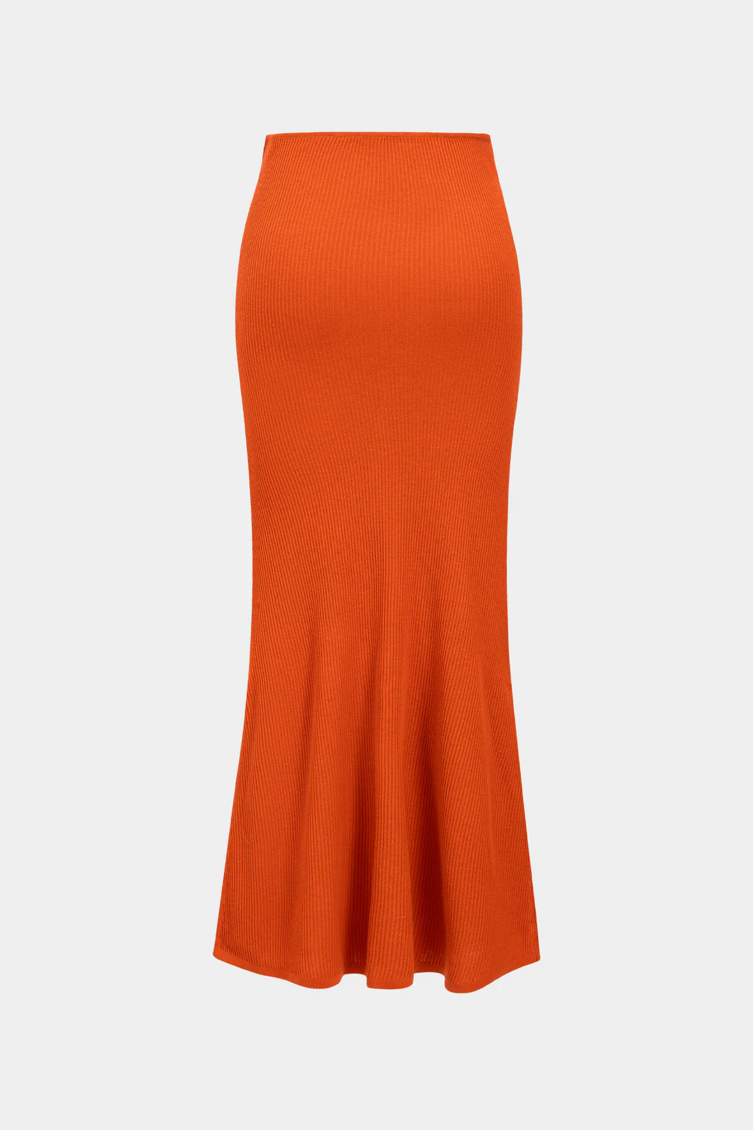 Solid Knit Slit Skirt - Image 2