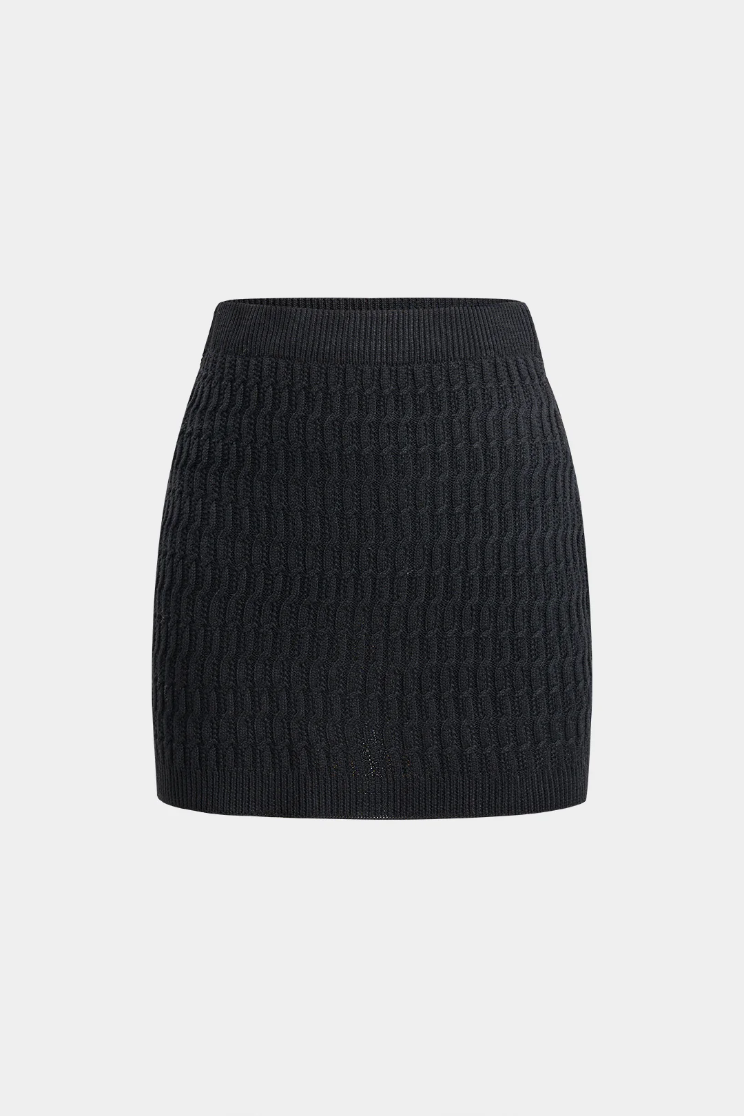 Knit Bodycon Mini Skirt