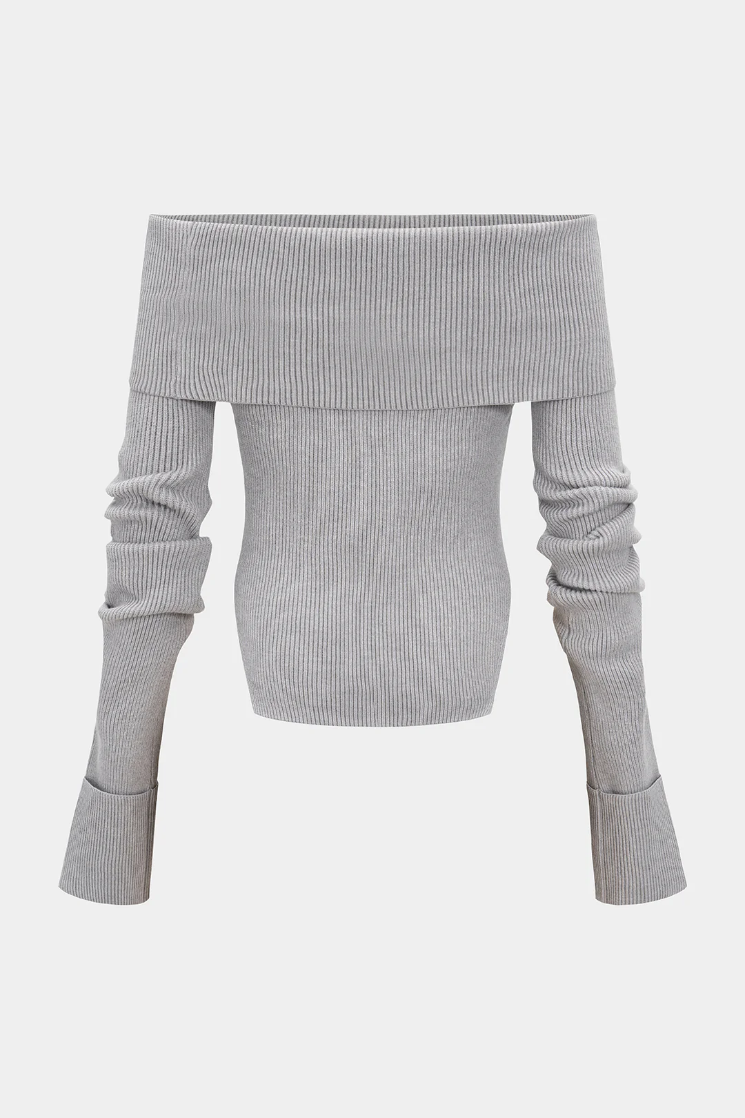 Knit Off Shoulder Long-Sleeve Top - Image 2