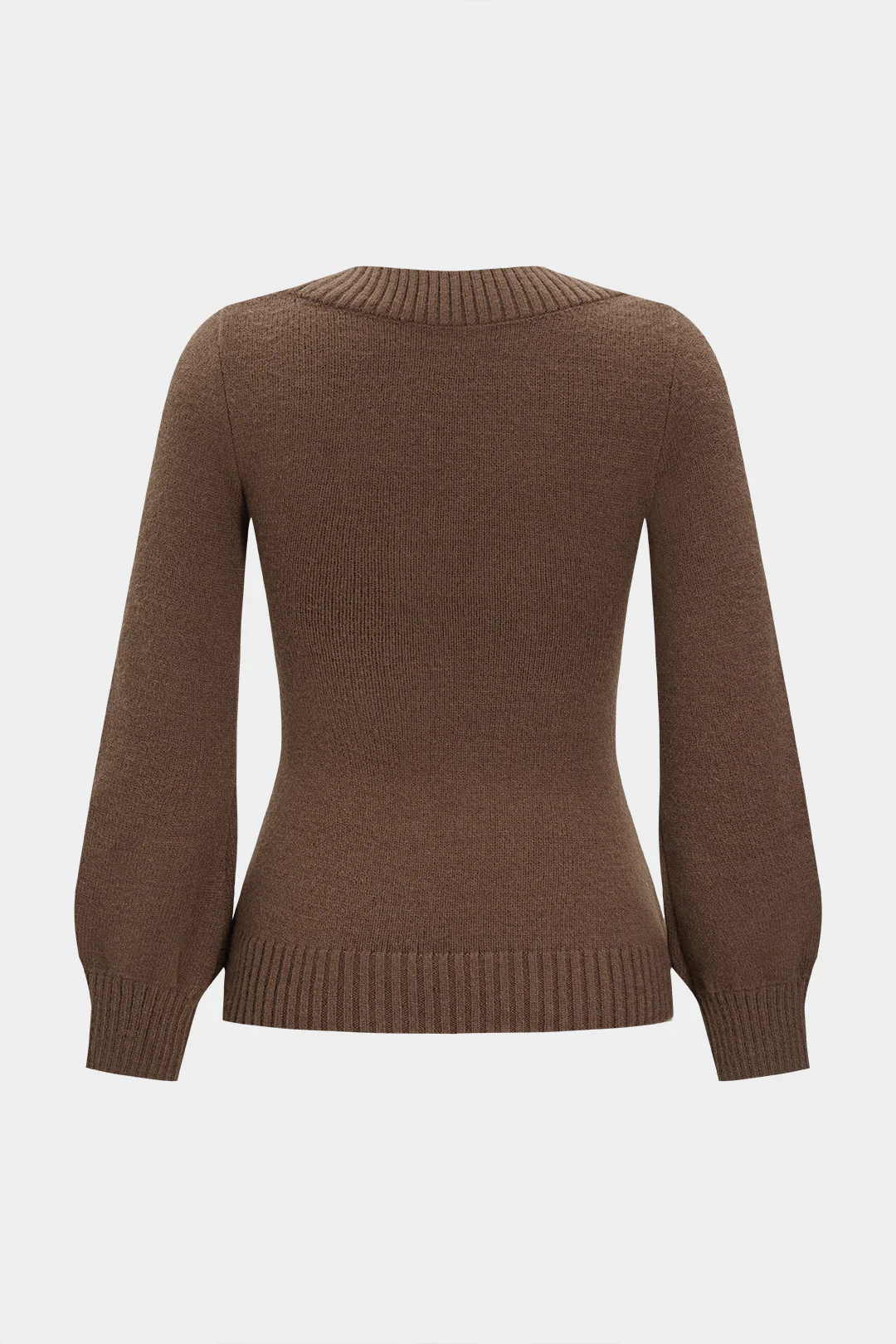 Knit Solid Long-Sleeve Top - Image 2