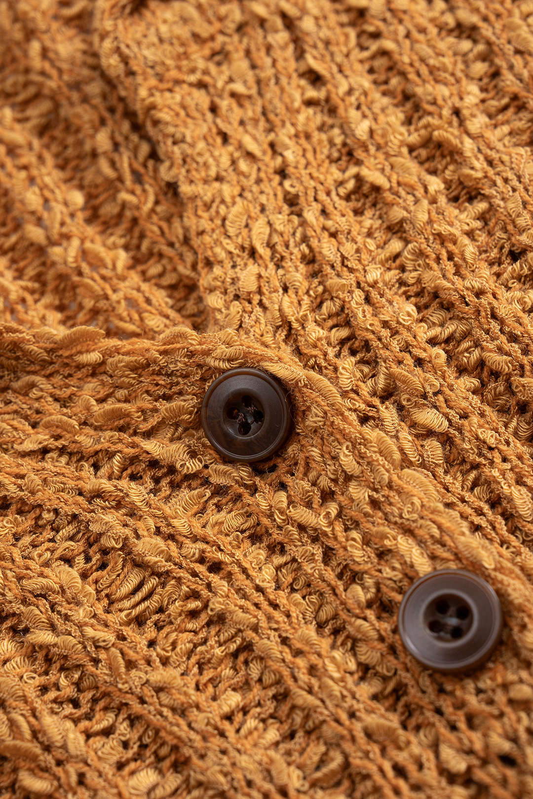 Knit Ribbed Button Long-Sleeve Top - Image 3